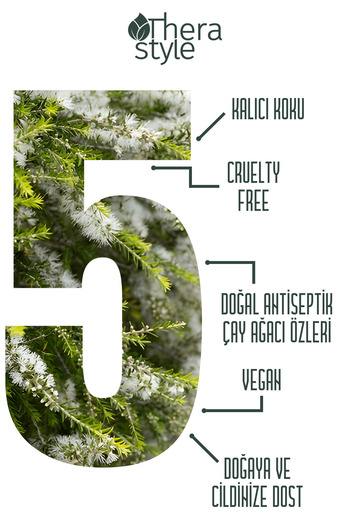 Thera Style Çay Ağacı Vücut Spreyi 200ml | Tea Tree Oil Body Mist | Gün Boyu Kalıcı Büyük Boy