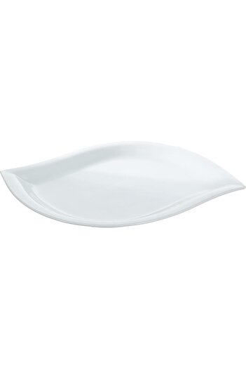 STOREMAX Leaf White House Flat Plate 37cm