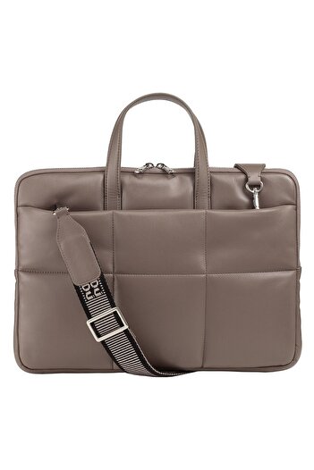DUDU Laptoptasche Togean Leder 36 cm