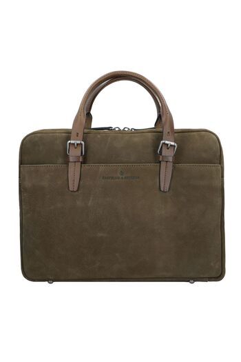 Castelijn & Beerens 41 cm Nubuk Aktentasche - Gesicht Computer Fachless Leder