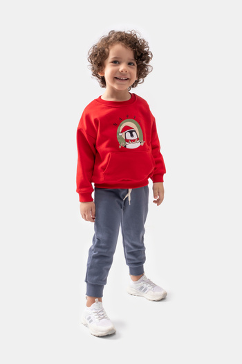 tinytrends Baby Boy & Child 100% Cotton Pocket Bottom Top 2-Piece Set Penguin Pattern