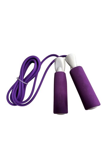 anythingbasic German Technology  Skipping Rope| Purple, Unisex, Rubber & Foam | Jumping, Cardio Endurance