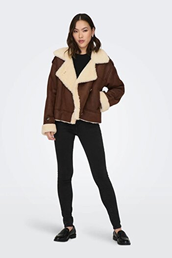 ONLY Lva Faux Suede Bonded Women's Coat
