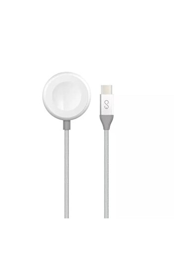 Epico Apple Watch Şarj Kablosu USB-C 1.2 metre - Gümüş