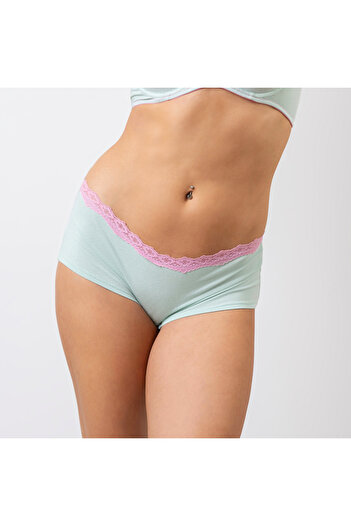 Aadaraya Lace Detail Boyshorts