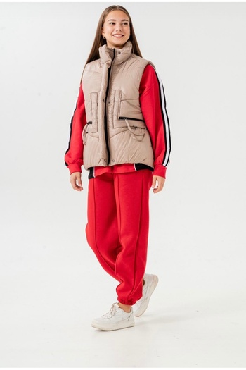 LOCO LOCO Limi Young Female Child Glossy Anorak down Vest