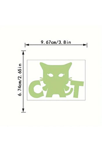 Major Selection Glow in the Dark Children's Room Socket Sticker Sets 9 X 13 cm