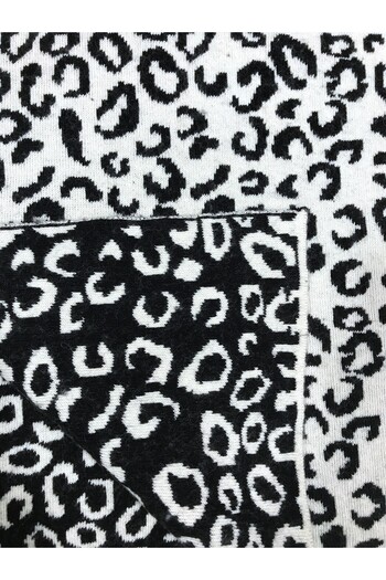 AXE SPORTSWEAR Winter Women's Shawl - White-Black, Soft Texture, Double Sided Leopard Print Scarf Shawl Shoulder Shawl