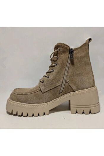 Venüs 2353302K Hakiki Deri Ortopedik Taban Kalın Platform Taban Fermuar KApama Günlük Postal B