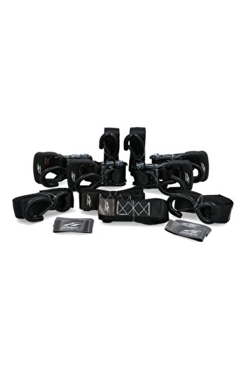 AUTOSMART 4-Piece Durable Soft Loop Ratchet Strap Set 1.5inch x 8ft