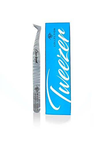 Magic Lash Profesyonel Premium Slim Silver İpek Kirpik Cımbız SS-24
