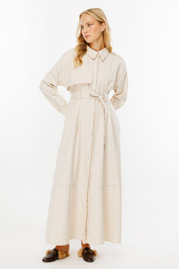 Hooopstore Premium πέτρινο φόρεμα Trench