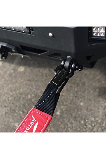 AUTOSMART Durable and Superior Grade Tow Strap with Shackle