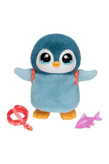 LITTLE LIVE PETS LLS Sesli Yürüyen Penguen İnteraktif Peluş LP600000