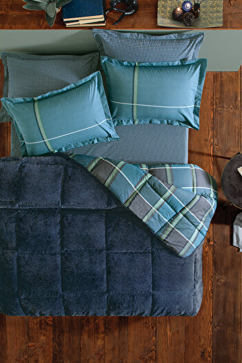 Puffy Leoni Single Threefy Sleeping Set - Navy Blue