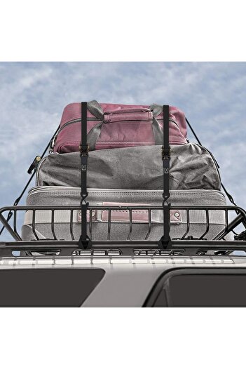 AUTOSMART 4-Piece Ratchet Strap with Built-In Buckle 1inch x 15ft