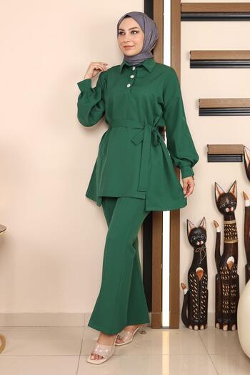 Modamihram Slit Suit Emerald 19129