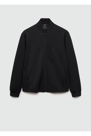 MANGO Man Koku önleyici teknolojili bomber sweatshirt