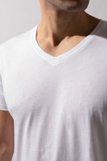 Katia&Bony V-Neck Basic Men's Undershirt White