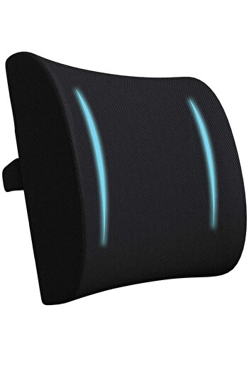 AutoFresh Orthopedic Car Auto Waist Support Cushion Pillow Back Cushion Office Chair Support
