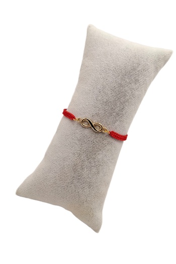 Han Ticarethane Black Detailed Infinity Sign Macrame Braid Bracelet
