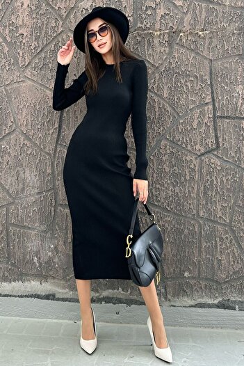 MaxiMor Rochie de damă, de calitate lux, cu decolteu, lungă, din țesătură, lungime 135 cm