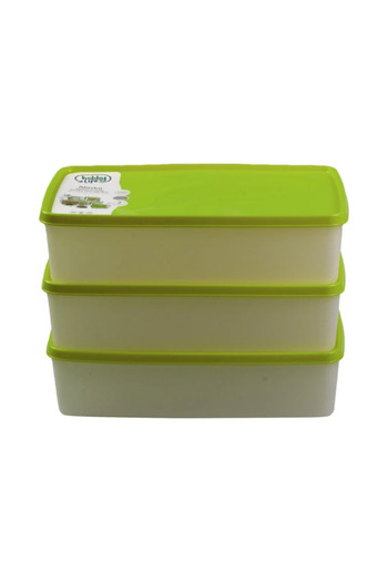 Tuppee Alaska Nofrost Storage Container 2 Liters 3 Pieces (-20 Degree Resistant)