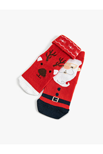 Koton Set of 2 New Year's Printed Towel Socks