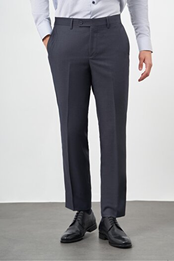 İmza Lacivert Yandan Cepli Comfort Fit Classic Pantolon 1003245157