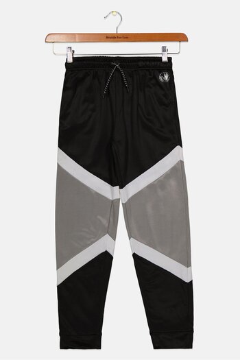Body Glove Kids Boy Plain Jogger Pant, Black Combo