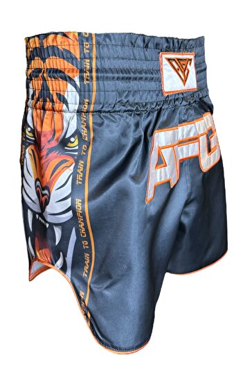 AFG Store Kickboks Muaythai Şortu Antrasit Tiger Serisi