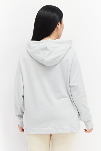 UMBRO Women Sportswear Fit Outdoor Hoodie, Light Grey
