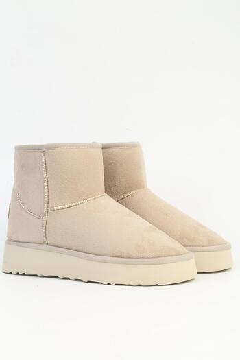 Benetton ®   Beige Women's Boots Bn-50147