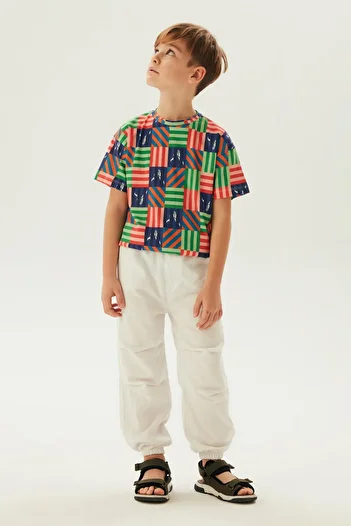 Nebbati BG Store Boy's White Pants