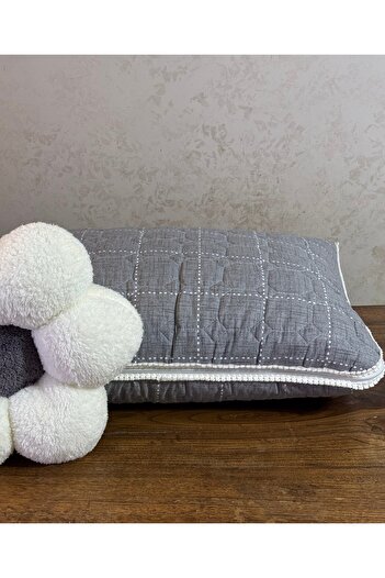 happyteks Quilted Daisy Pillow Set - Surprise Pillow, Single