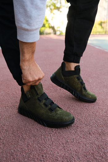 Riccon Χακί Unisex Sneaker Boots 0012383