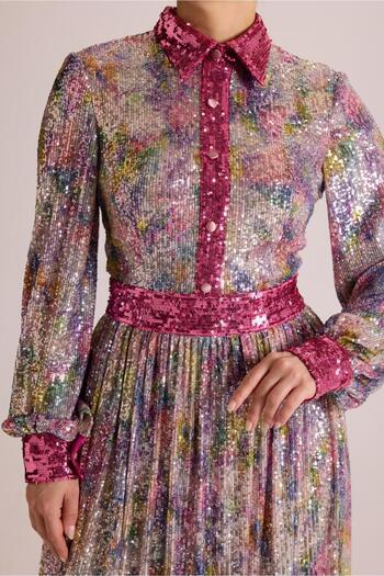 BALA COUTURE Colorful Sequined Dress