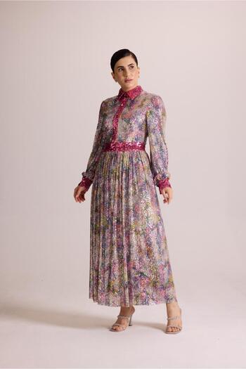 BALA COUTURE Colorful Sequined Dress