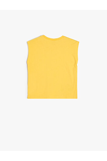 Koton Cotton Single Pocket Tank Top - Sleeveless