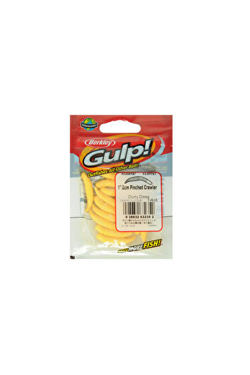BERKLEY Gulp Floating Pinched Crawler Yapay Kurt Chunky Cheese 2c