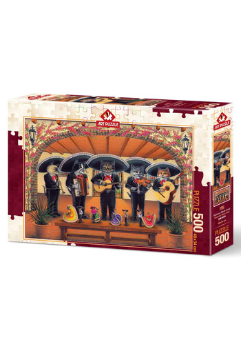 Art Puzzle 500 Pieces Flamenco Meow Squad 5082