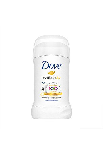 Dove Kadın Stick Deodorant Invisible Dry 1/4 Nemlendirici Krem Etkili 40ml X1 Adet