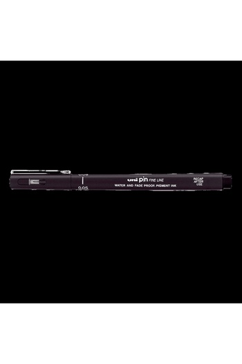 UNİ-BALL UNIBALL PIN (0.7) FINE LINE ACRYLIC NIB PEN BLACK (3 PIECES)