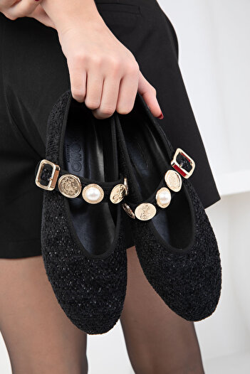 SOHO 19983 Model Black Women's Ballerinas