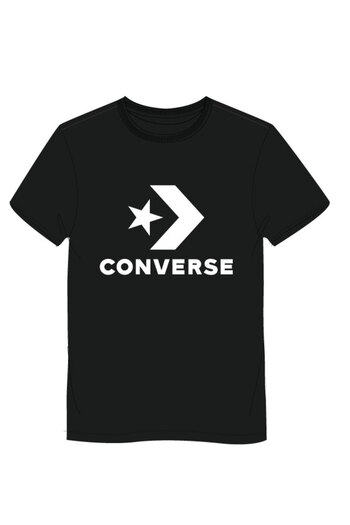 Converse CN 10025458 -Μαύρο αθλητικό μπλουζάκι μοντέλου A02