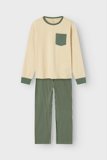 name ıt Men's Two-Piece Pajamas - Oco95/Ea5 Knit Set