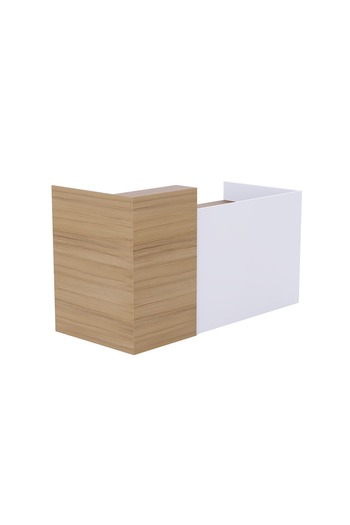 Mahmayi White-Coco Bolo RD-2 Reception Desk 180 cm