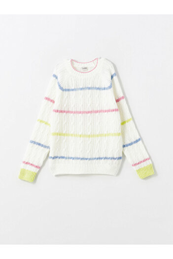 LC Waikiki Crew Neck Girl's Knitwear Sweater