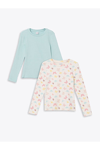 LC Waikiki Crew Neck Girls' T-Shirt - W4Ff45Z4