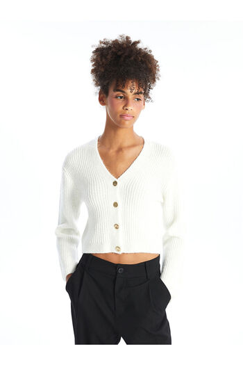 LC Waikiki V-neck - Women's Knitwear Cardigan